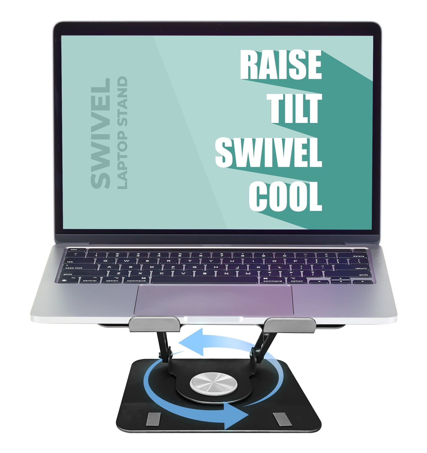 Swivel Laptop Stand for Desk – Adjustable Laptop Stand for Desk 360 Rotation