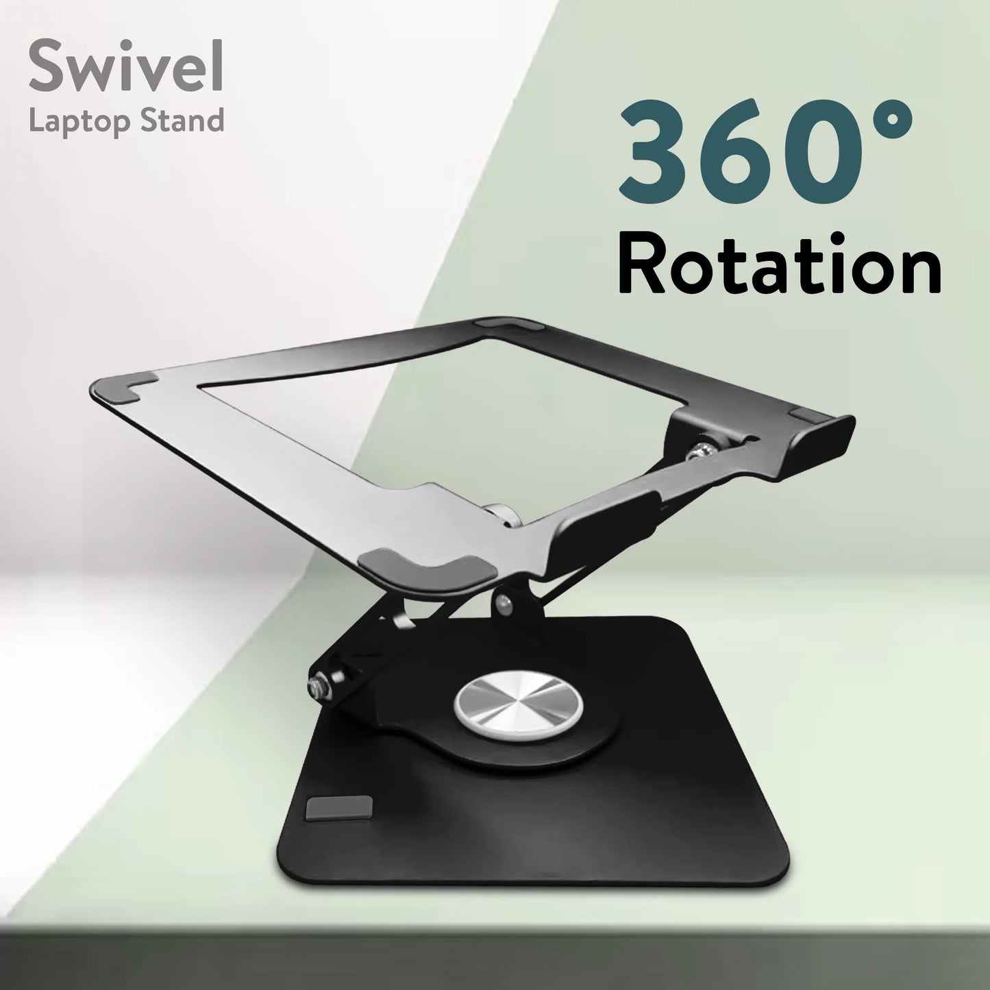 Swivel Laptop Stand for Desk – Adjustable Laptop Stand for Desk 360 Rotation