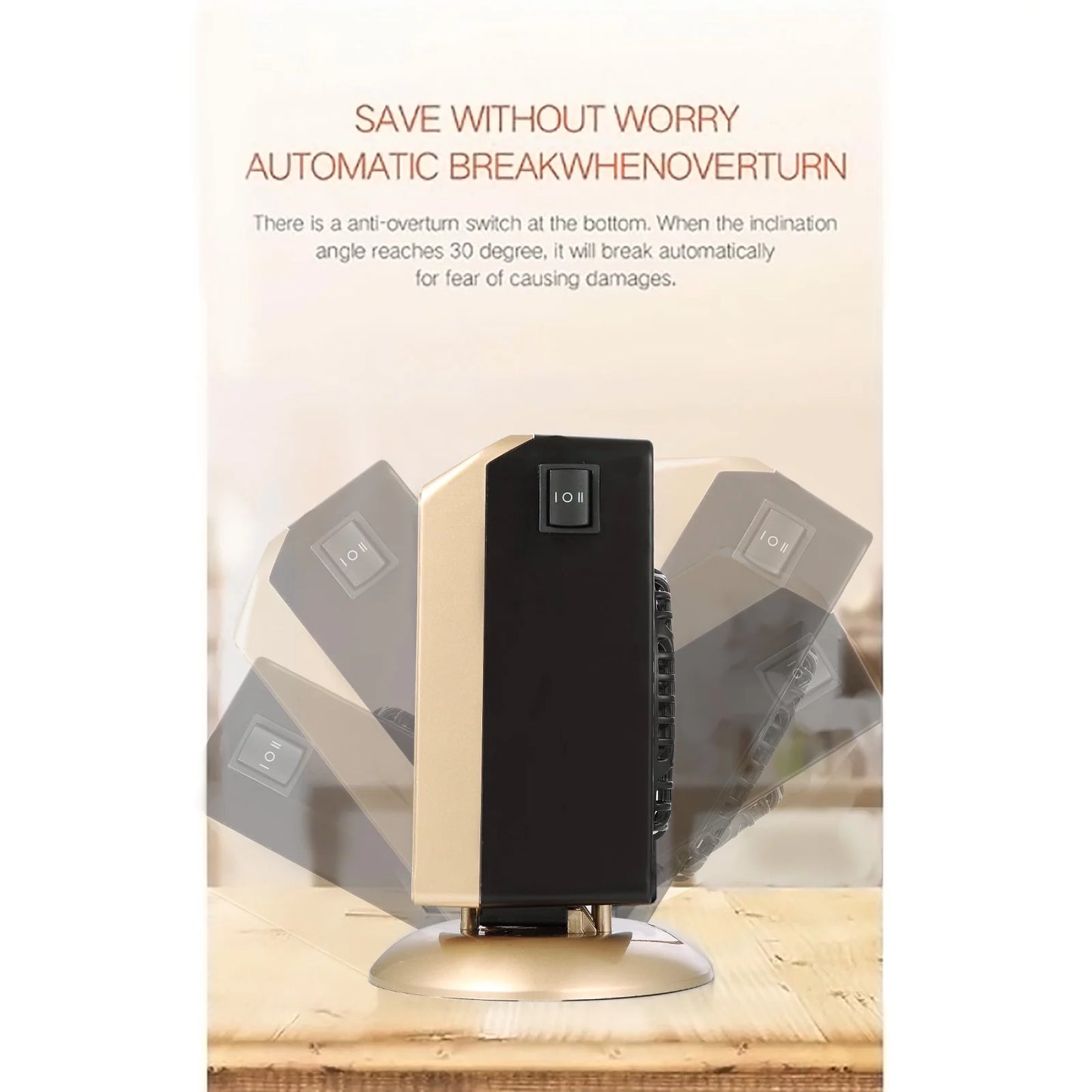 Portable Electric Space Heater 400W/900W