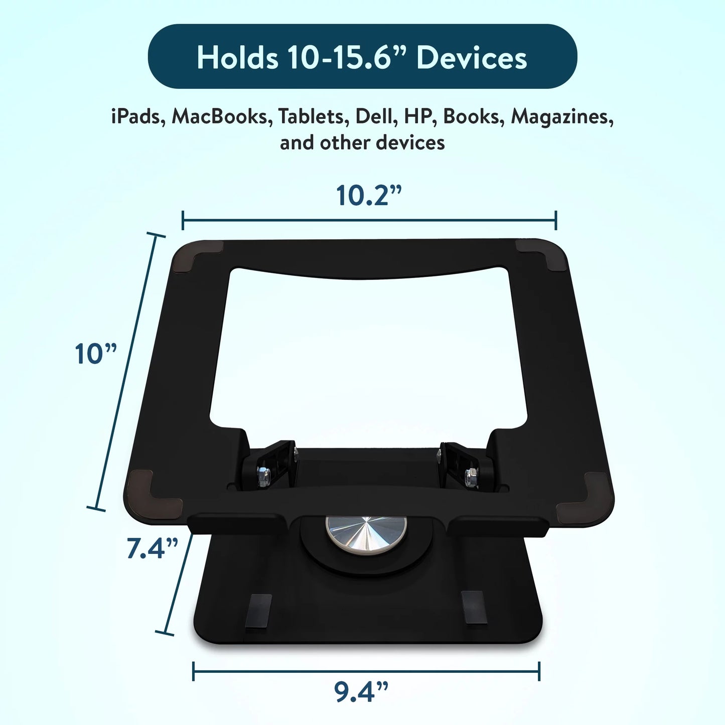 Swivel Laptop Stand for Desk – Adjustable Laptop Stand for Desk 360 Rotation