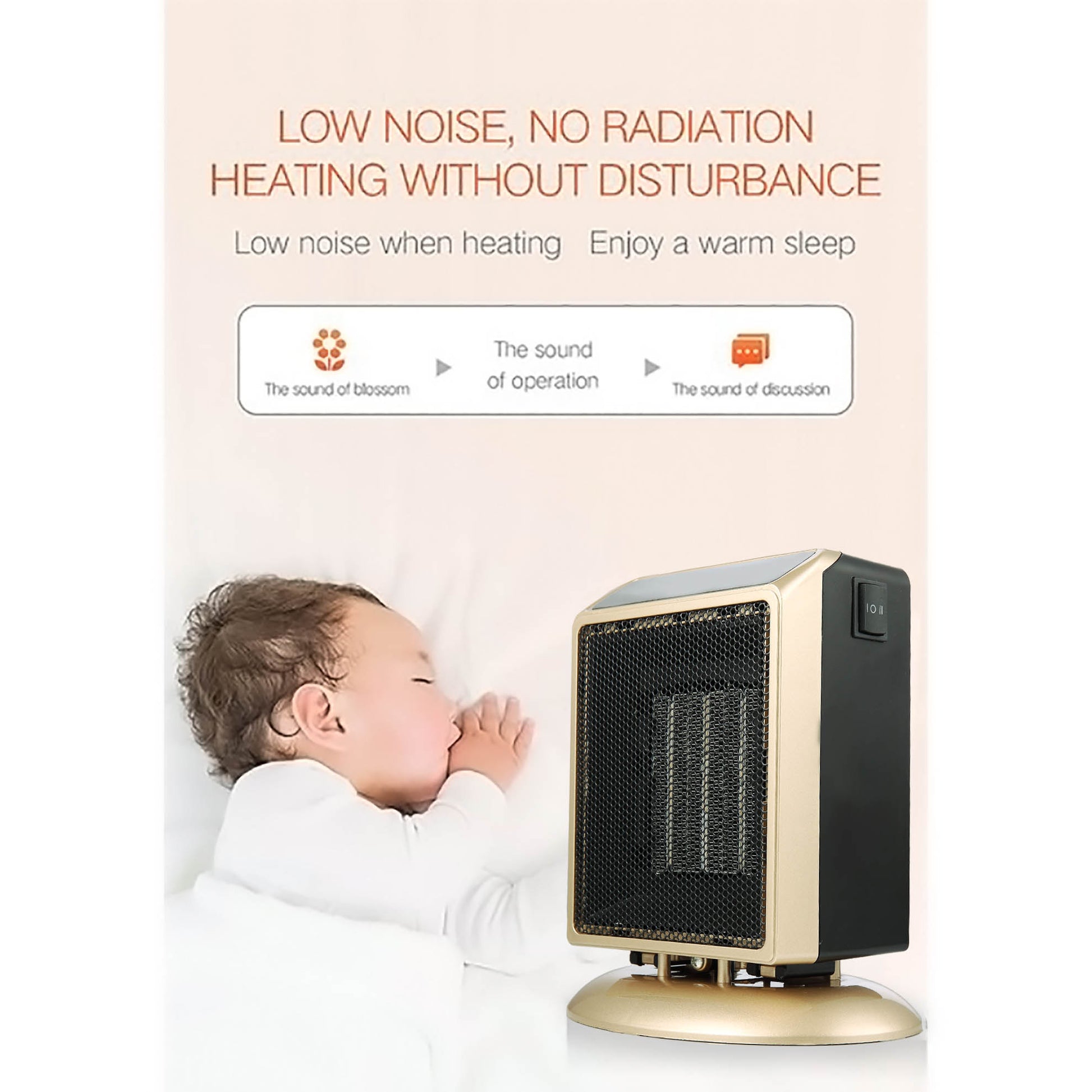 Portable Electric Space Heater 400W/900W